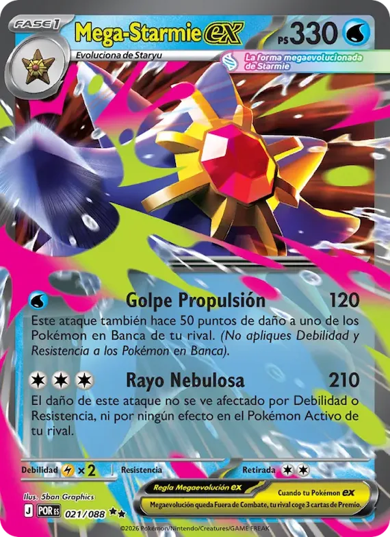 Mega-Starmie ex 21 – Equilibrio Perfecto
