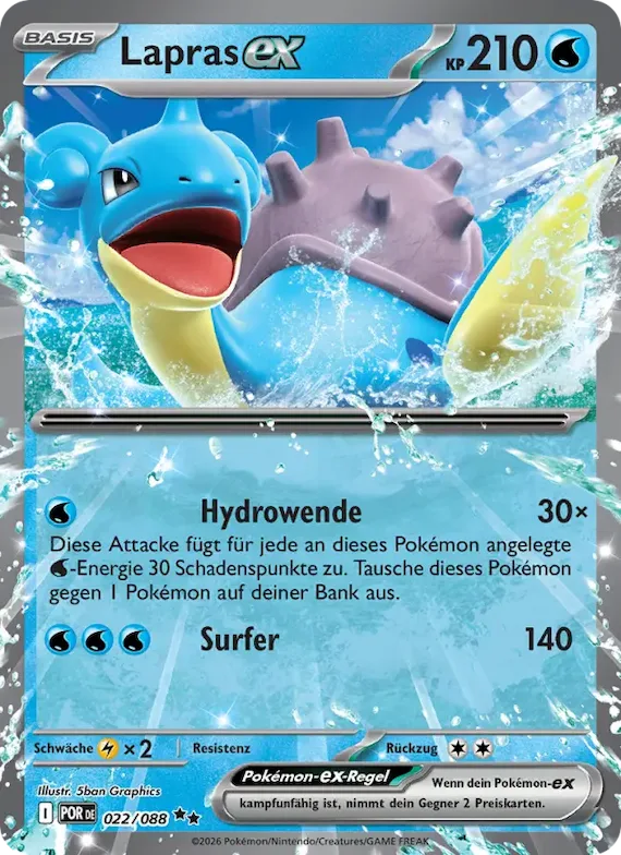 Lapras-ex 22 – Optimale Ordnung