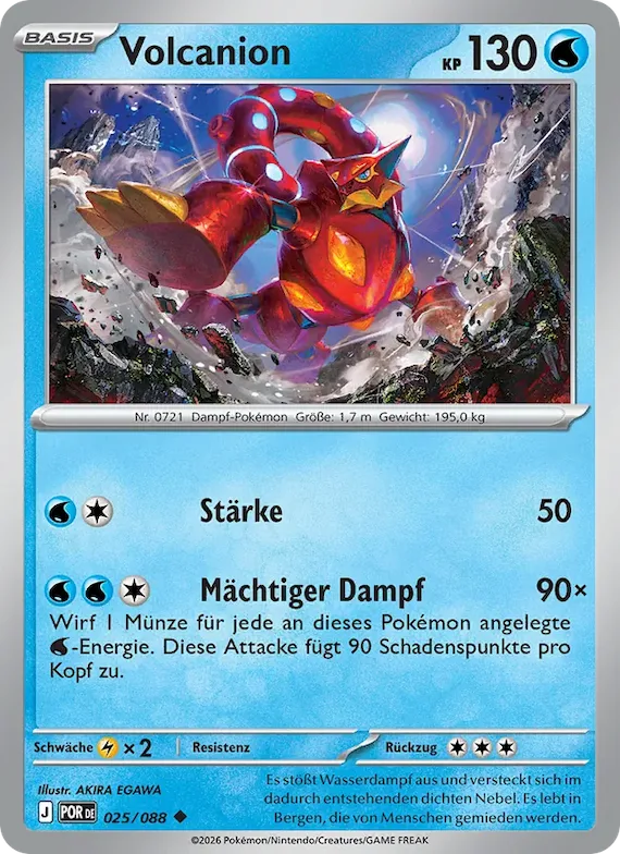 Volcanion 25 – Optimale Ordnung