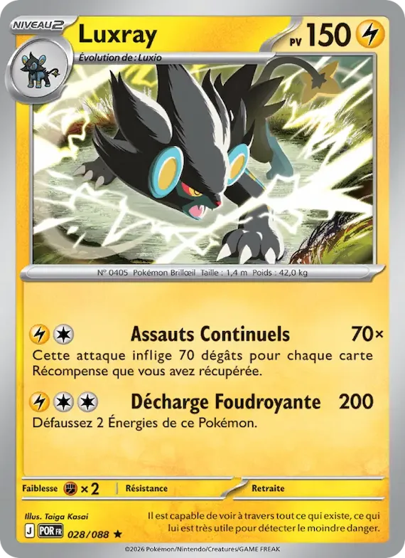Luxray 28 – Équilibre Parfait