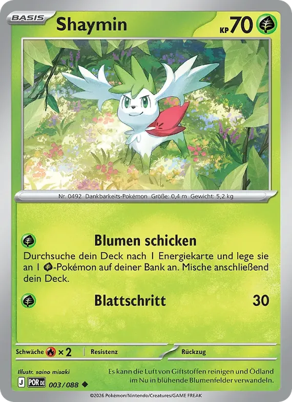 Shaymin 3 – Optimale Ordnung