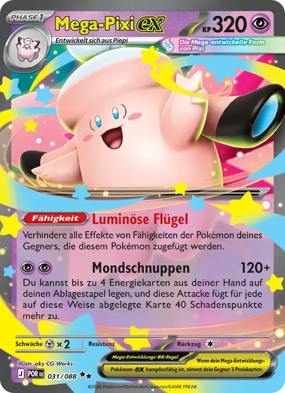 Mega-Pixi-ex 31 – Optimale Ordnung