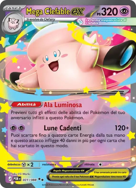 Mega Clefable-ex 31 – Equilibrio Perfetto