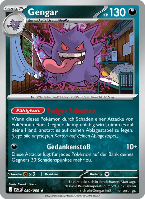 Gengar 50 – Optimale Ordnung