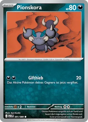 Pionskora Nr. 51 – Optimale Ordnung