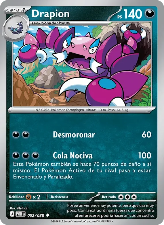 Drapion 52 – Equilibrio Perfecto