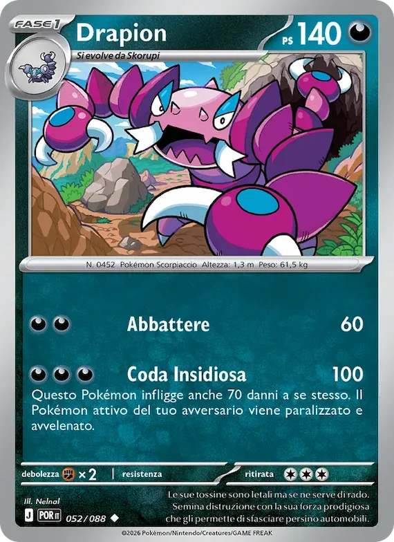 Drapion 52 – Equilibrio Perfetto