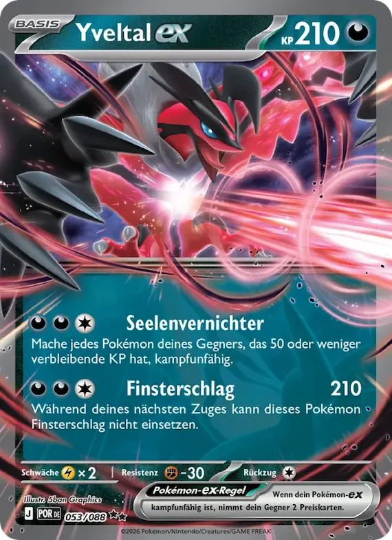 Yveltal-ex 53 – Optimale Ordnung