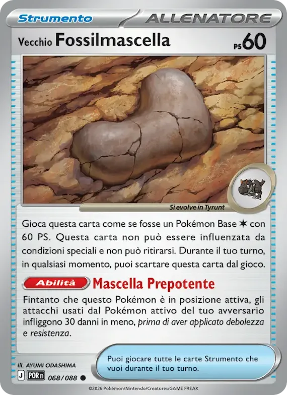 Vecchio Fossilmascella 68 – Equilibrio Perfetto