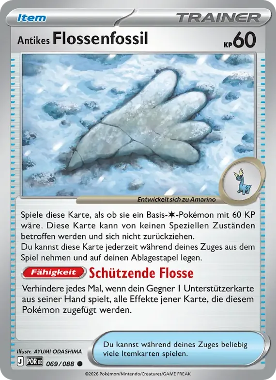 Antikes Flossenfossil 69 – Optimale Ordnung