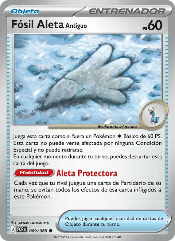 Fósil Aleta Antiguo 69 – Equilibrio Perfecto