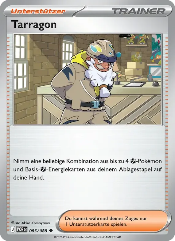 Tarragon 85 – Optimale Ordnung