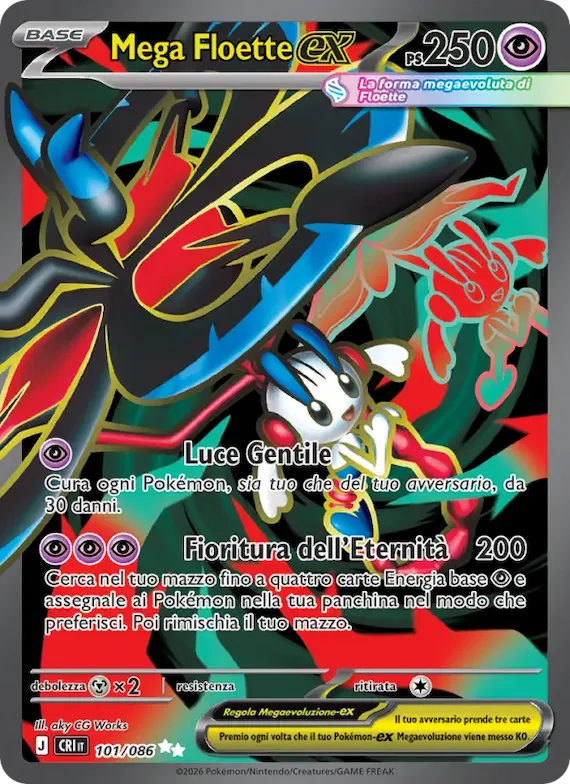Mega Floette-ex 101 – Caos Nascente