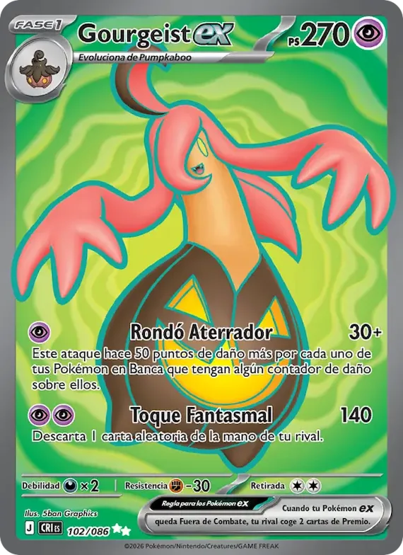 Gourgeist ex 102 – Caos Creciente