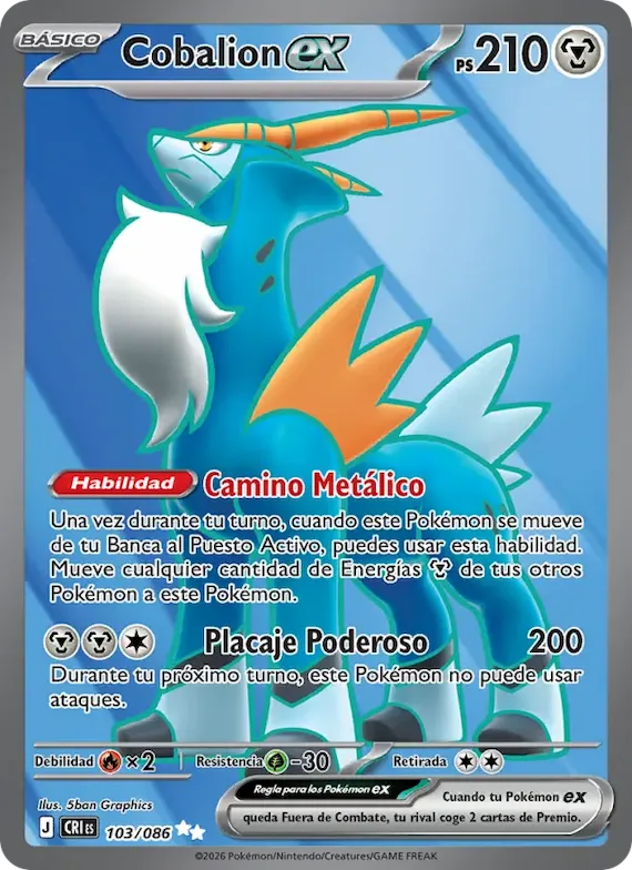 Cobalion ex 103 – Caos Creciente