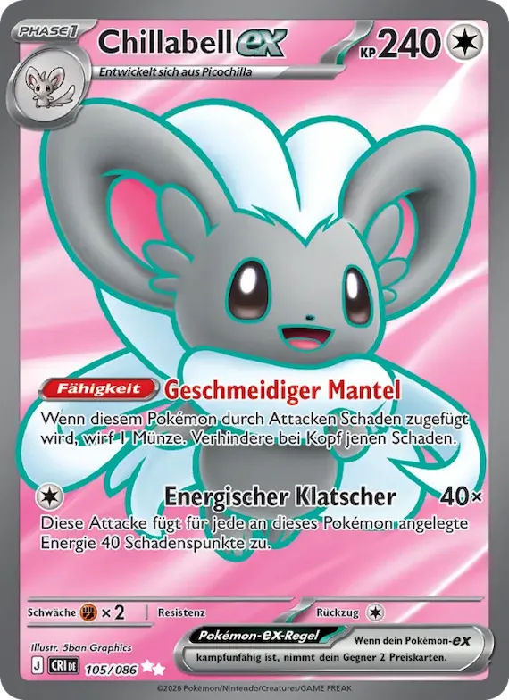 Chillabell-ex 105 – Wachsendes Chaos