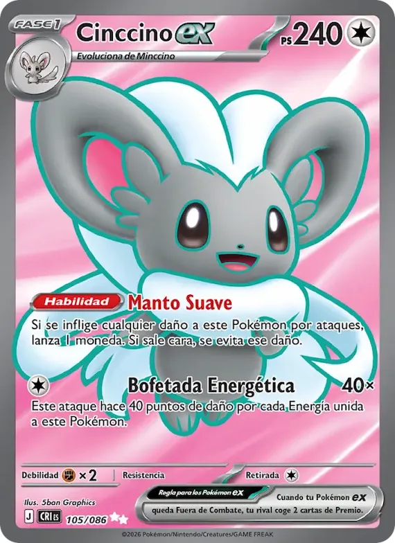 Cinccino ex 105 – Caos Creciente
