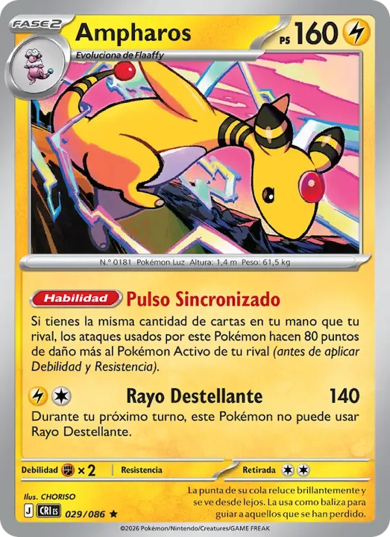 Ampharos 29 – Caos Creciente