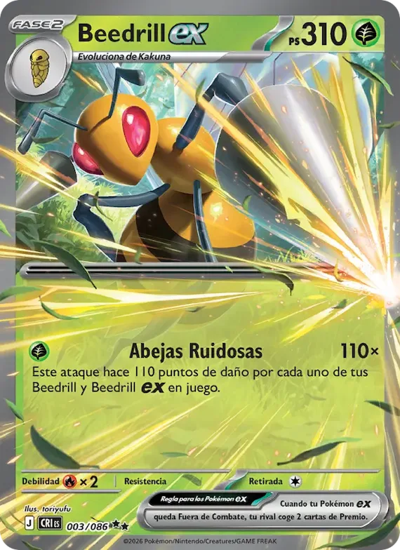 Beedrill ex 3 – Caos Creciente