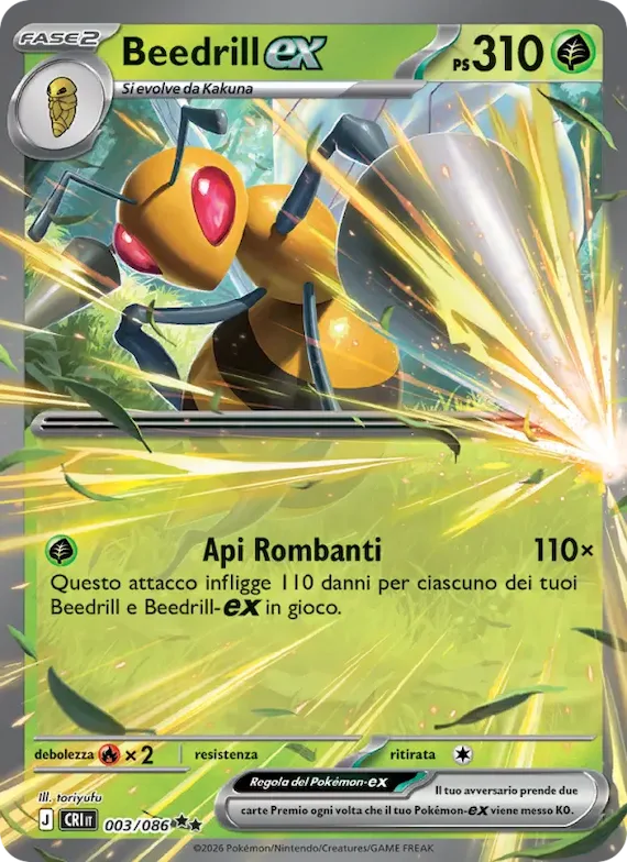 Beedrill-ex 3 – Caos Nascente