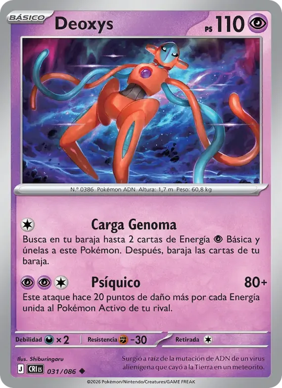 Deoxys 31 – Caos Creciente