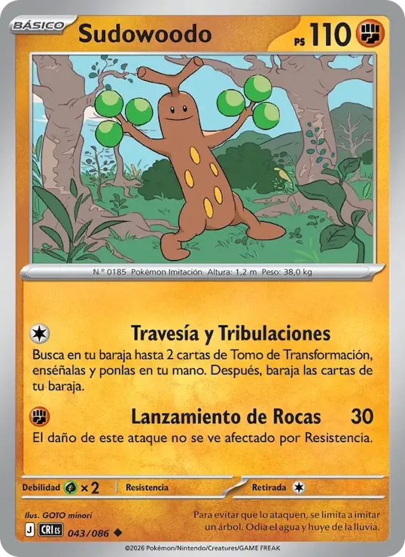 Sudowoodo 43 – Caos Creciente
