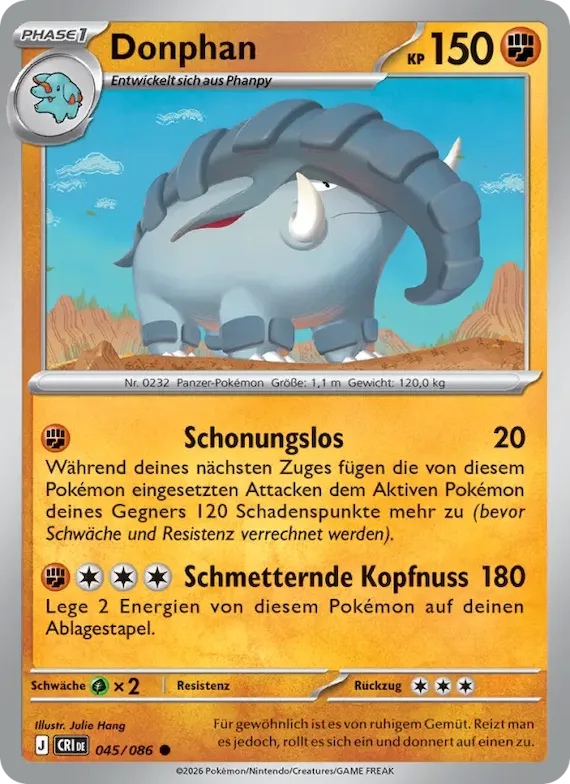 Donphan 45 – Wachsendes Chaos