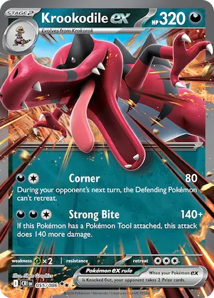 Krookodile ex #55 – Chaos Rising