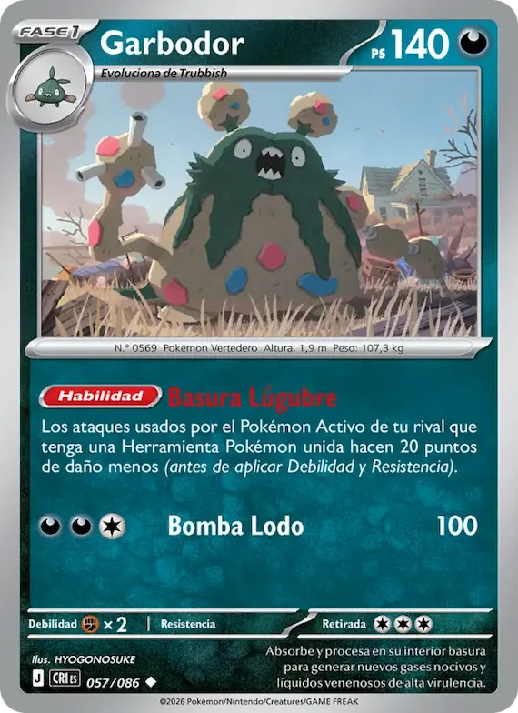 Garbodor 57 – Caos Creciente