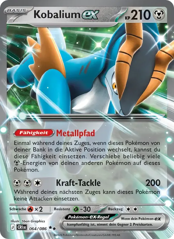 Kobalium-ex 64 – Wachsendes Chaos