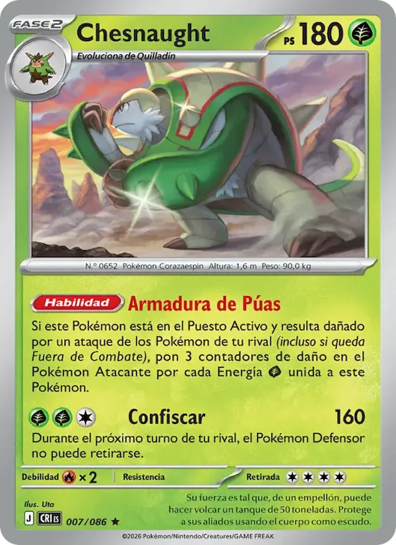 Chesnaught 7 – Caos Creciente