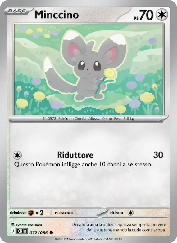 Minccino 72 – Caos Nascente