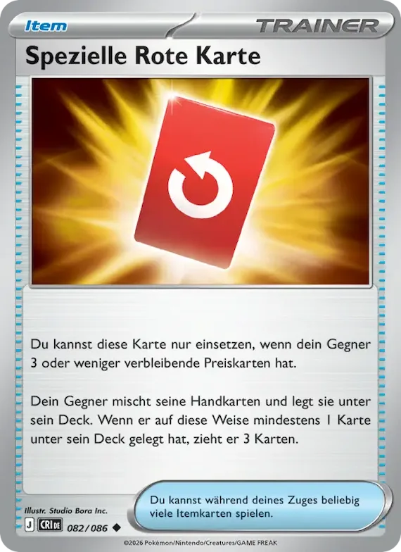 Spezielle Rote Karte 82 – Wachsendes Chaos