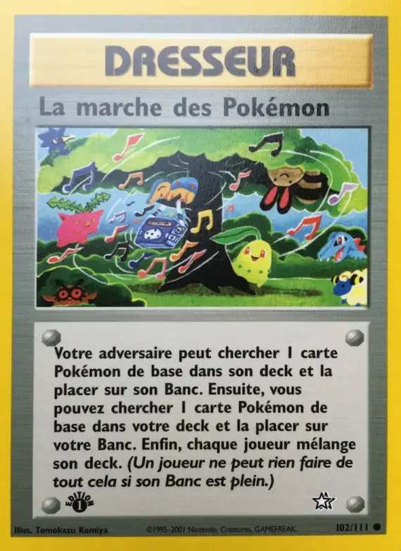 La marche des Pokémon 102 – Neo Genesis