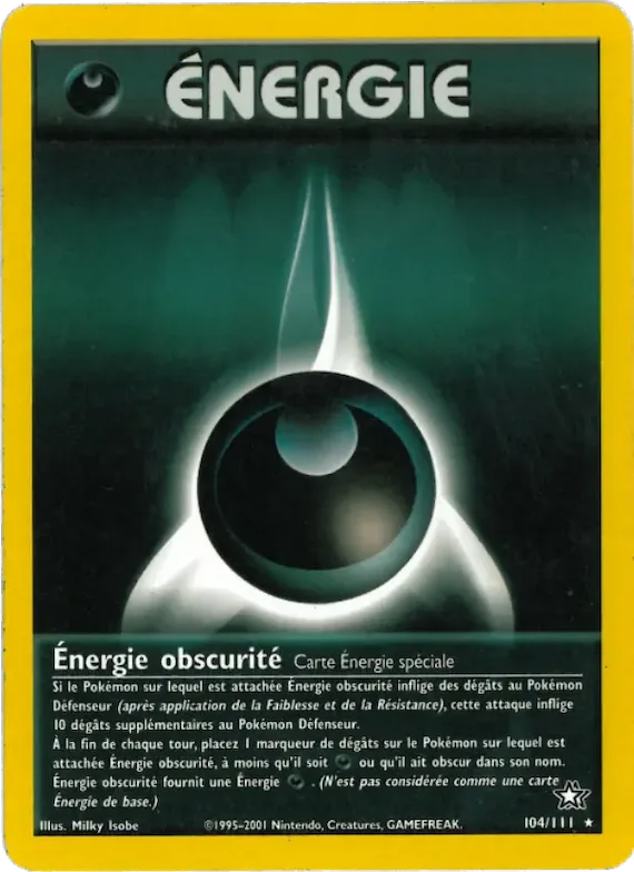 Énergie obscurité 104 – Neo Genesis
