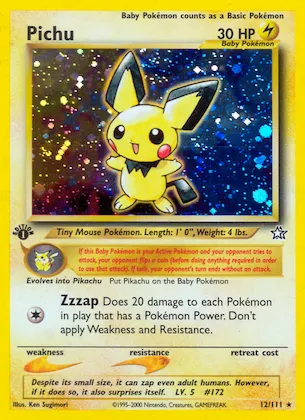 Pichu #12 – Neo Genesis