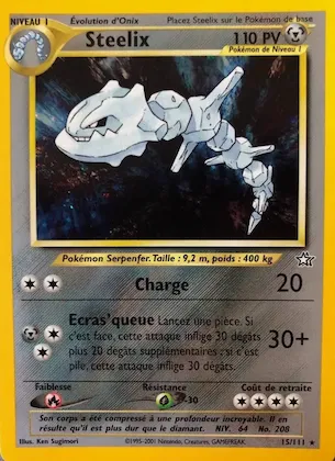 Steelix n° 15 – Neo Genesis