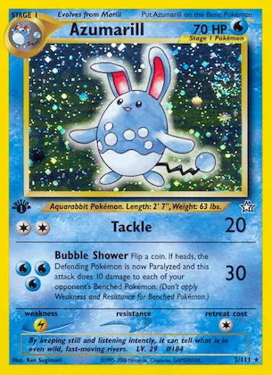 Azumarill #2 – Neo Genesis