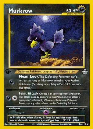 Murkrow #24 – Neo Genesis