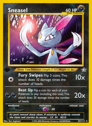 Sneasel #25 – Neo Genesis