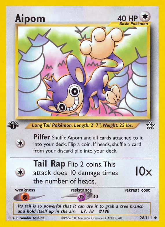 Aipom #26 – Neo Genesis