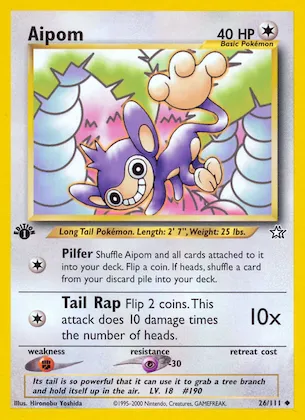 Aipom #26 – Neo Genesis