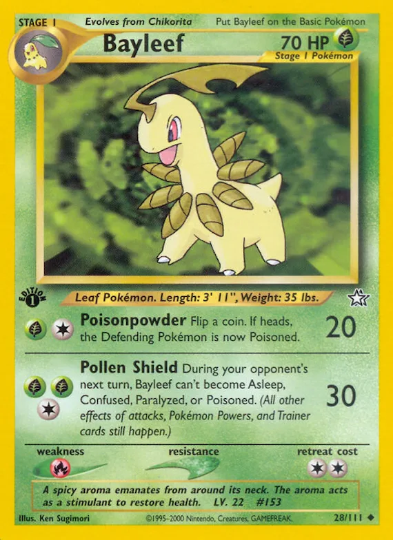 Bayleef #28 – Neo Genesis