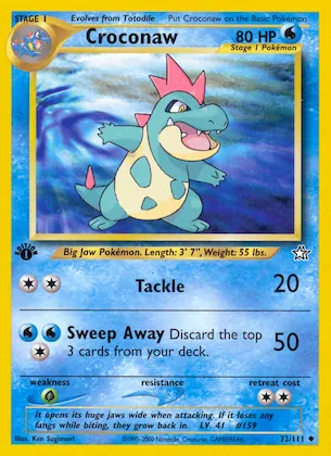 Croconaw #32 – Neo Genesis