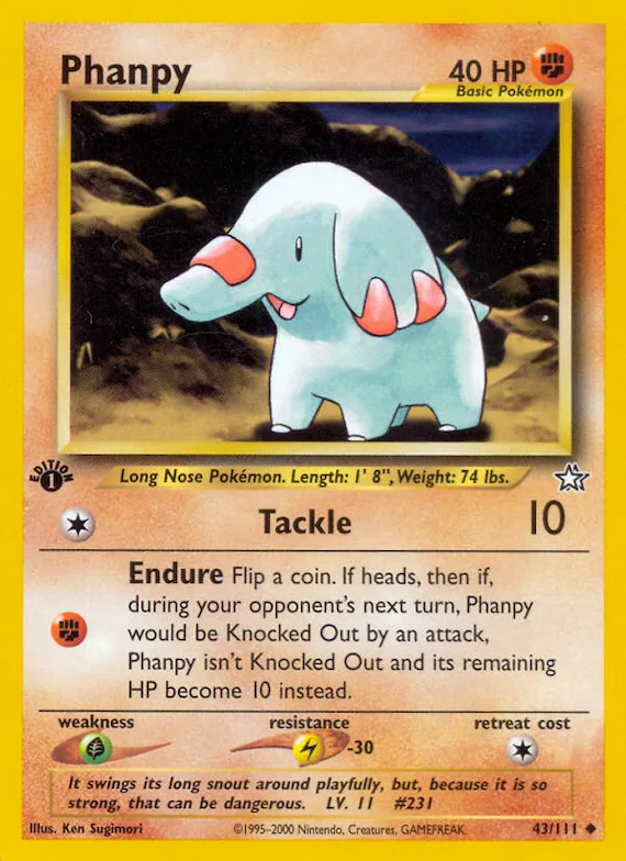 Phanpy #43 – Neo Genesis