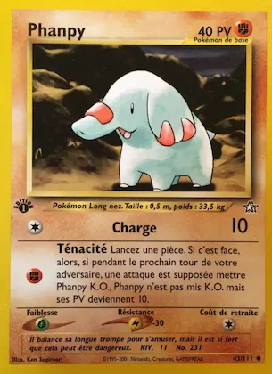 Phanpy n° 43 – Neo Genesis