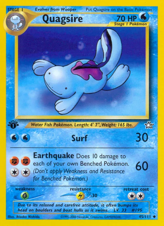 Quagsire #45 – Neo Genesis