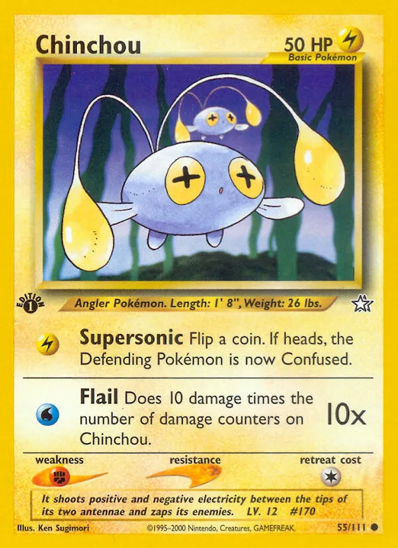 Chinchou #55 – Neo Genesis