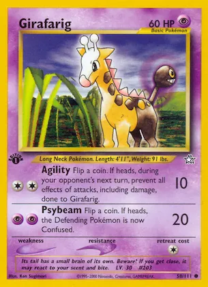 Girafarig Nr. 58 – Neo Genesis