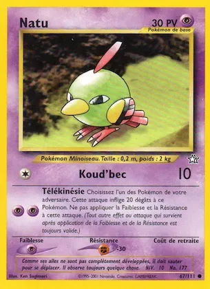 Natu n° 67 – Neo Genesis